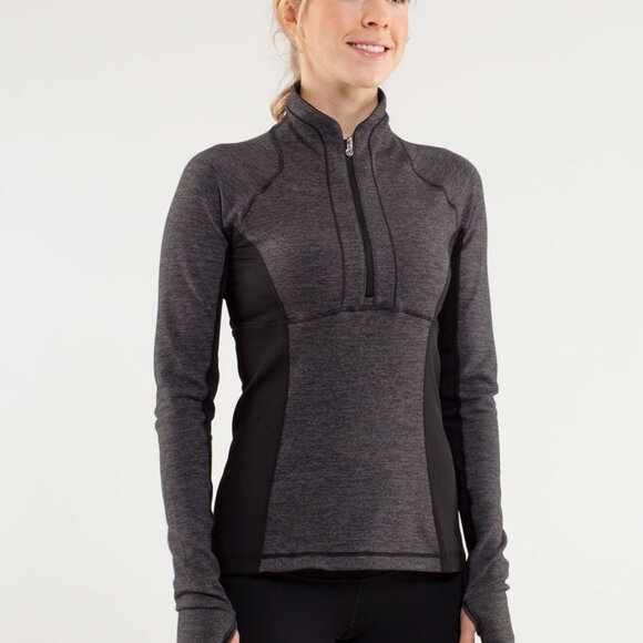 Lululemon Reversible  Run: Switch Back 1/2 Zip longsleeve top size 4 - Picture 1 of 16